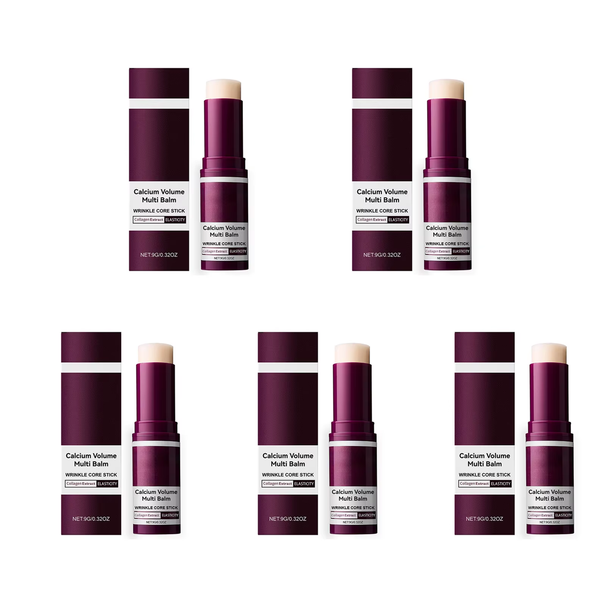 Calcium Volume Multi Balm Hydrating anti Aging Fade Fine Lines Firming Skin Brightening Nourishing Collagen Moisturing Stick