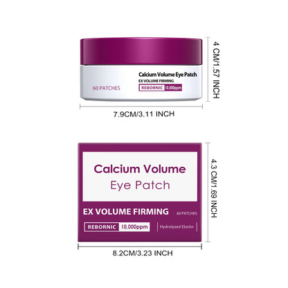 Revitalizing Calcium Skincare Set: Anti-Aging Facial Serum, Eye Patches, and Nourishing Multi Balm to Fade Fine Lines and Reduce Dark Circles