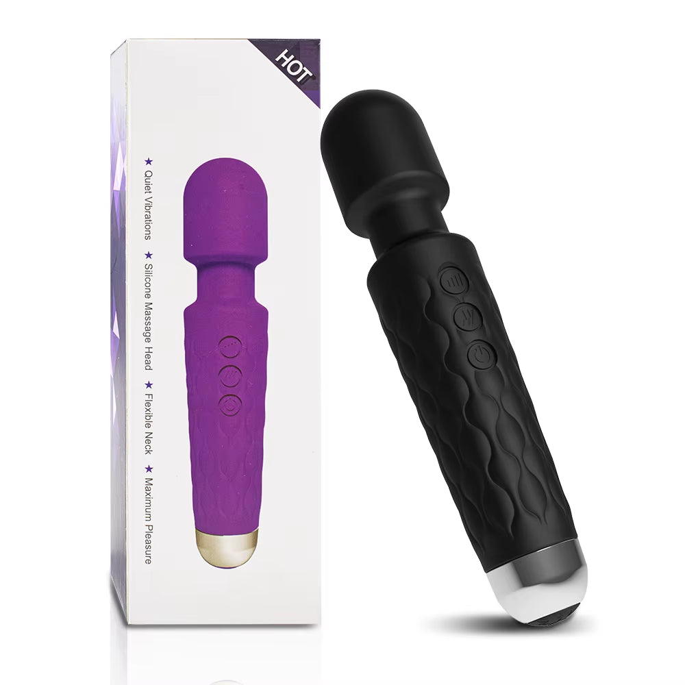 Powerful Vibrating AV Vibrator Magic Wand Clitoris Stimulator Sex Toys for Women G Spot Massager Adult Female Sex Erotic Product